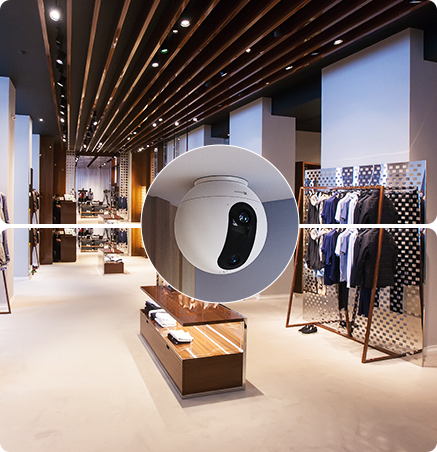 📹 Cámara seguridad doble lente 360° interior con audio