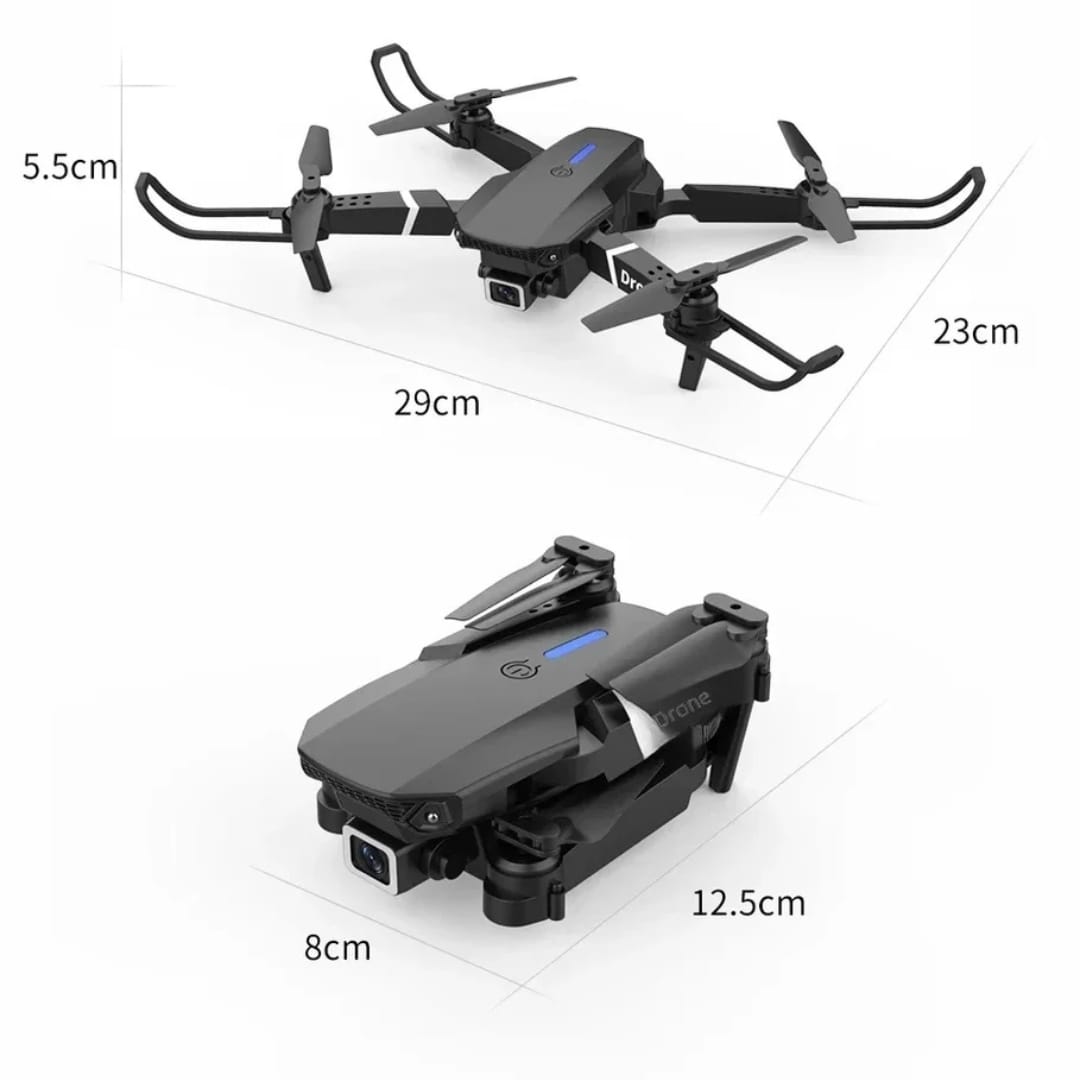 🚁 Dron E88 con Cámara Frontal – Fácil de Volar, Ideal para Principiantes