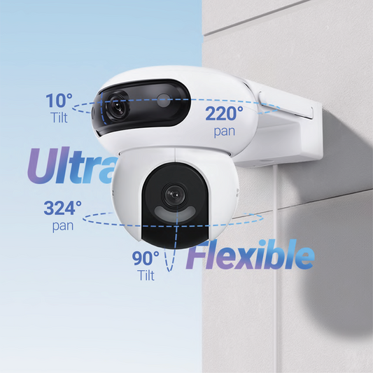 📹 Cámara Exterior EZVIZ H90 Dual 2K+ – Doble lente PTZ para Máxima Cobertura