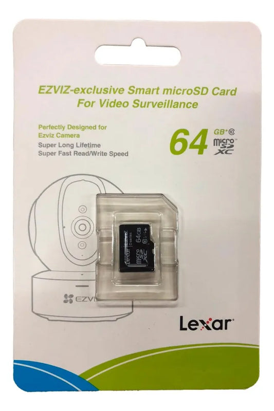 MicroSD 64GB especial para cámaras de seguridad
