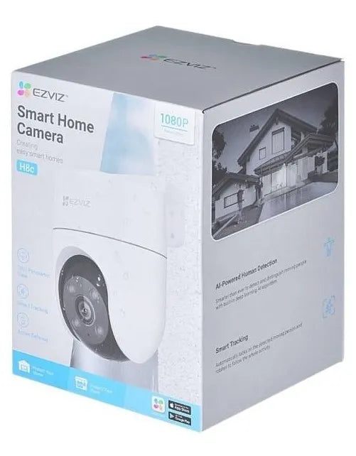 🔒🎥 EZVIZ H8c – Cámara de Seguridad Exterior WiFi con Movimiento 360° | 2MP o 4MP