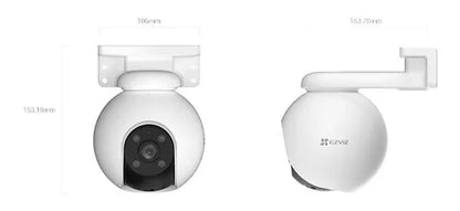 🌙🔊 EZVIZ H8 Pro – Cámara IP WiFi Exterior con Visión Nocturna a Color y Detección Inteligente | 2K / 3K
