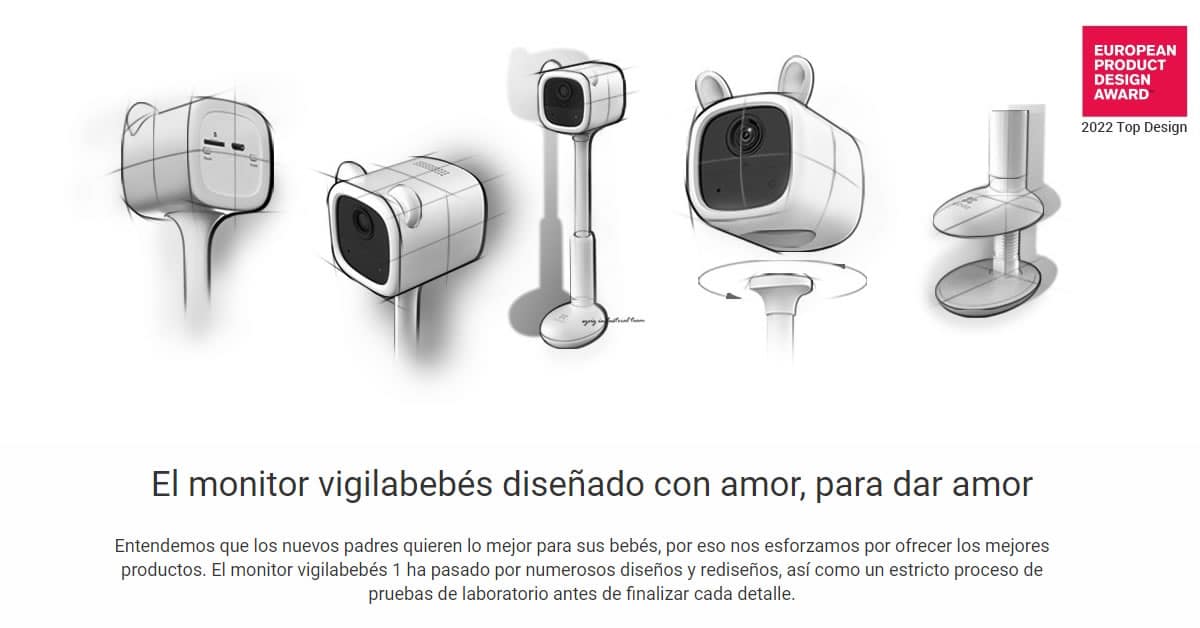 👶 Monitor de Bebé Inteligente EZVIZ Baby Monitor – Cuidado Total, Sin Complicaciones