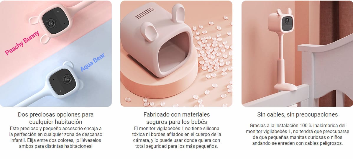 👶 Monitor de Bebé Inteligente EZVIZ Baby Monitor – Cuidado Total, Sin Complicaciones