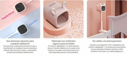👶 Monitor de Bebé Inteligente EZVIZ Baby Monitor – Cuidado Total, Sin Complicaciones